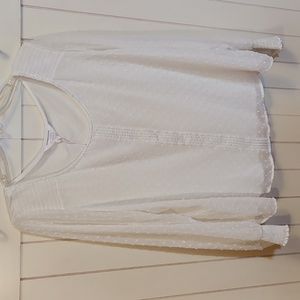 LC Lauren Conrad Dot Blouse - XL - NWT